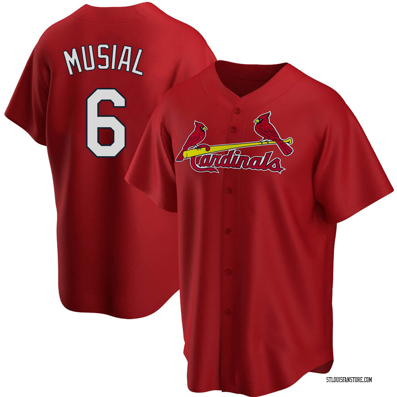 Nike Men's Stan Musial St. Louis Cardinals Coop Player Replica Jersey