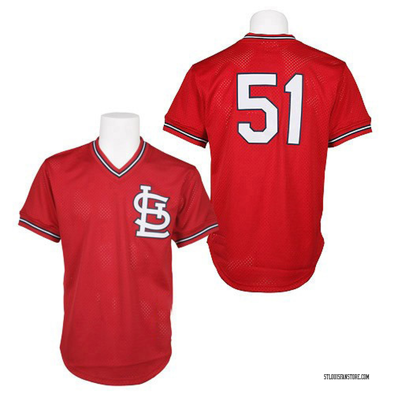 Willie McGee Men's St. Louis Cardinals 1985 Throwback Jersey - Red Authentic